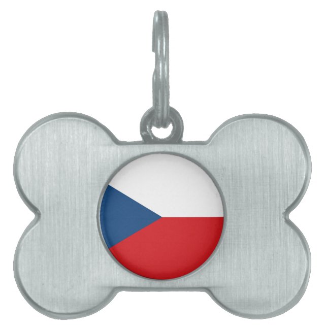 Czech Republic Flag Tiermarke (Vorderseite)