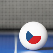 Czech Republic Flag Tischtennisball (Netto)