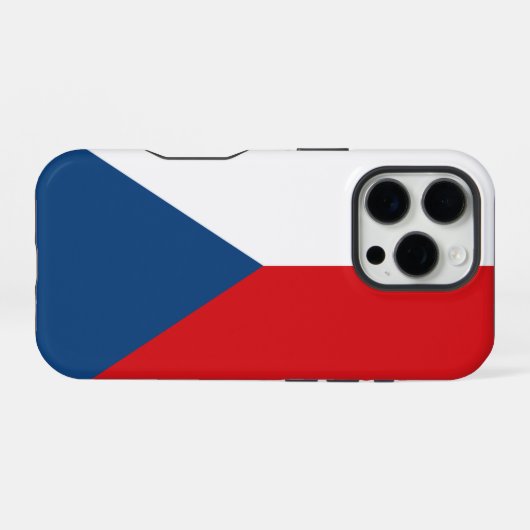 Czech Republic iPhone Hülle (Rückseite (Horizontal))