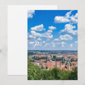 Czech Republic. Prague. Breathtaking view Case-Mat Einladung (Vorne/Hinten)
