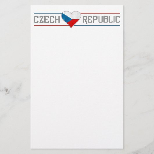 CZECH stationär - anpassen Briefpapier (Vorderseite)