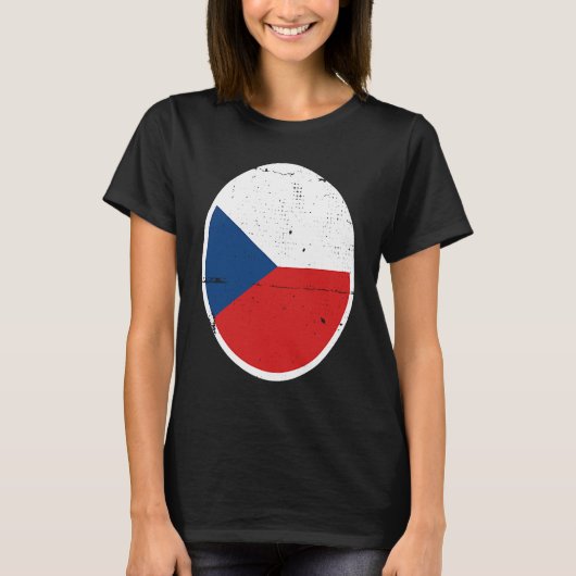 Czechia Flag Proud Czech T-Shirt (Vorderseite)