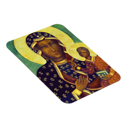 Czestochowa Black Madonna Icon Polen Magnet (Rechte Seite)