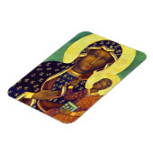 Czestochowa Black Madonna Icon Polen Magnet (Linke Seite)