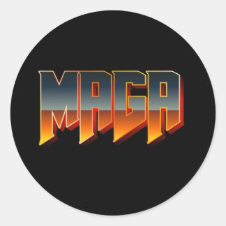 D00m Runder Aufkleber