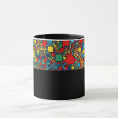 D05 - Tasse mit buntem Mosaik (Zentrum)