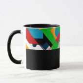 D08 - Tasse mit diagonalen Farbflächen (Links)