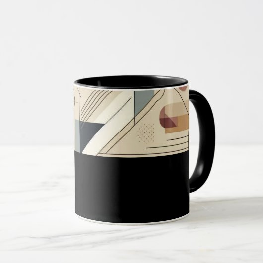 D10 - Tasse mit pastellfarbiger Kunst (VorderseiteRechts)