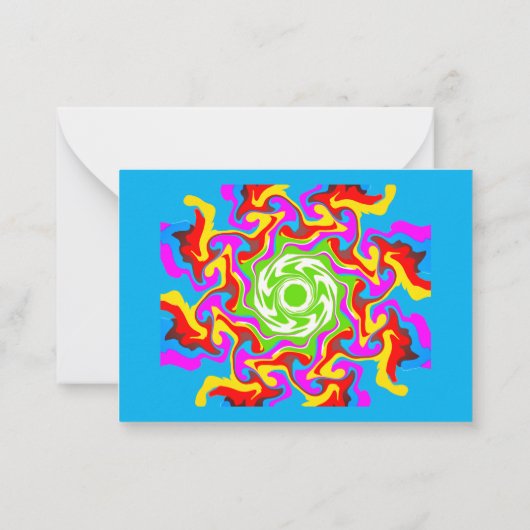 D115 - Welcome Back - Note Card Mitteilungskarte (Rückseite)