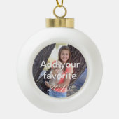 D11 KERAMIK Kugel-Ornament (Vorderseite)