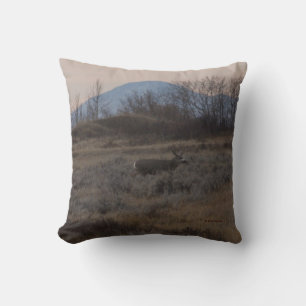 D12 Maultierhirschböcke Sweet Grass Hills Kissen