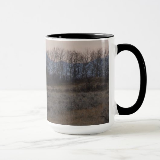 D12 Mule Deer Sweet Grass Hills Tasse (Rechts)
