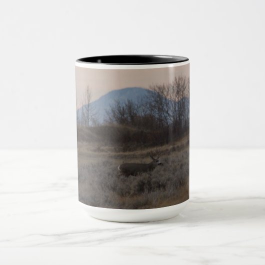 D12 Mule Deer Sweet Grass Hills Tasse (Zentrum)