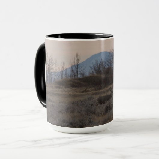 D12 Mule Deer Sweet Grass Hills Tasse (Vorderseite Links)