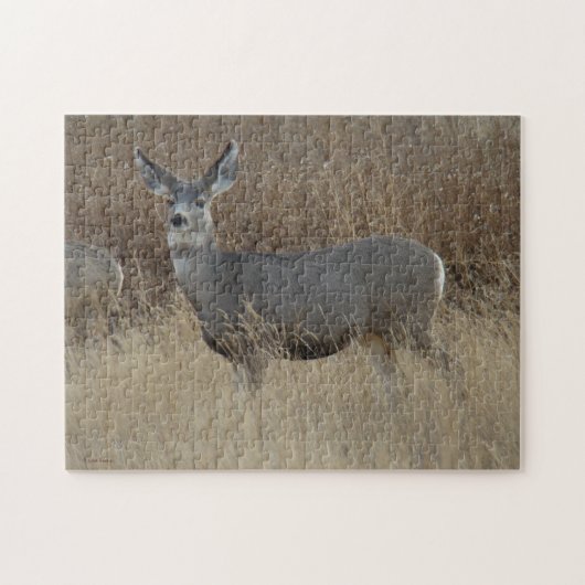 D14 Mule Deer Doe Puzzle (Horizontal)