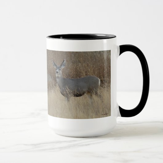 D14 Mule Deer Doe Tasse (Rechts)