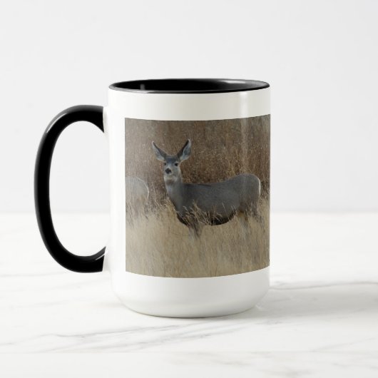 D14 Mule Deer Doe Tasse (Links)