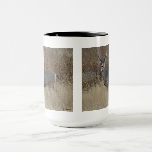 D14 Mule Deer Doe Tasse (Zentrum)