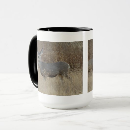 D14 Mule Deer Doe Tasse (Vorderseite Links)