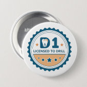 D1 bis DDS Zahnmedizinstudenten-Button Button (Vorne & Hinten)