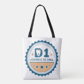 D1 bis DDS  Zahnmedizinstudenten-Tasche Tasche (Rückseite)