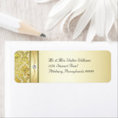 D1 Elegantes Gold Damask Diamond-Label (Insitu)