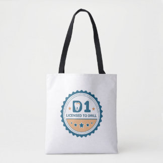 D1 to DDS Dental Student Tote Bag Tasche