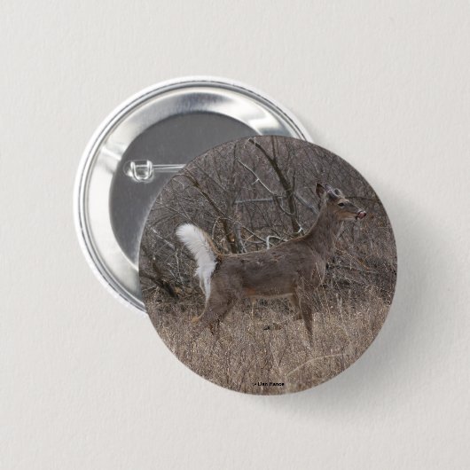 D1 Weißschwanzhirsche Button (Vorne & Hinten)