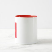 D1SC0URS roter Logo-Becher Tasse (Zentrum)