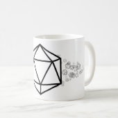 D20 auf 20 Seiten die Kaffeetasse (VorderseiteRechts)