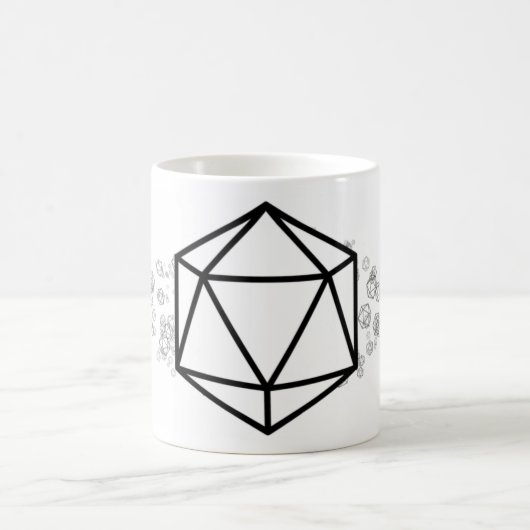 D20 auf 20 Seiten die  Kaffeetasse (Mittel)