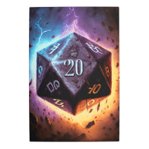 D20 De Storm Metal Print