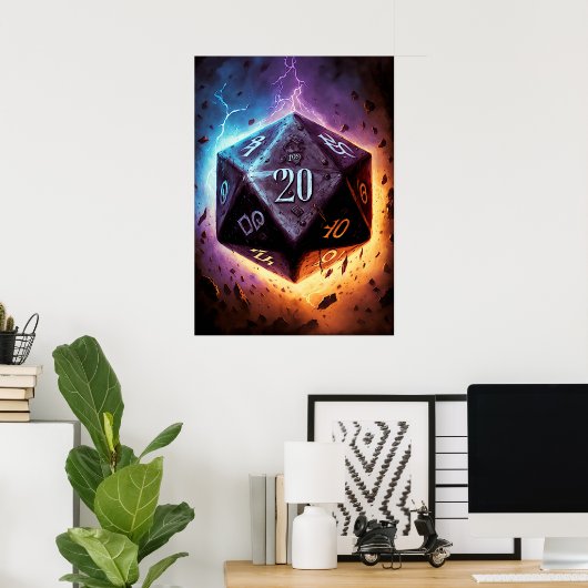 D20 De Storm Poster (Heimbüro)