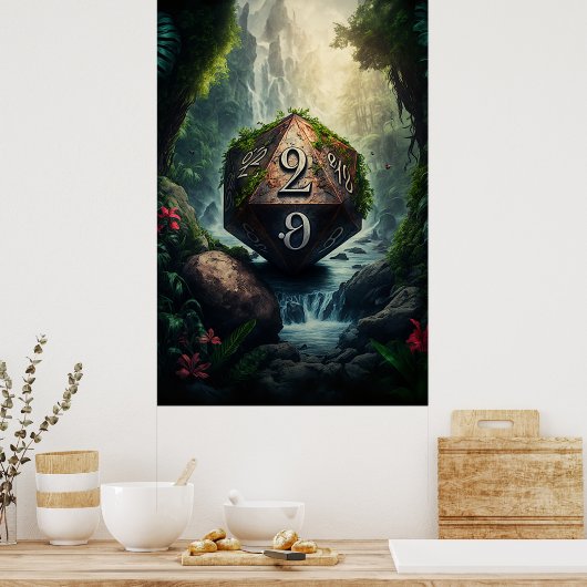 D20 De Tranquility Poster (Küche)
