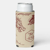 D20 Dice Celtic Dragon DND RPG DM Gamer Gift Selters Dosenkühler (Seltzer Vorderseite)