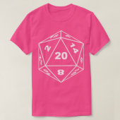 D20 Dice RPG Role Playing Board Game Geschenk T-Shirt (Design vorne)