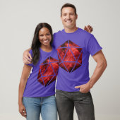 D20 Gebrochene Sicht T-Shirt (Unisex)