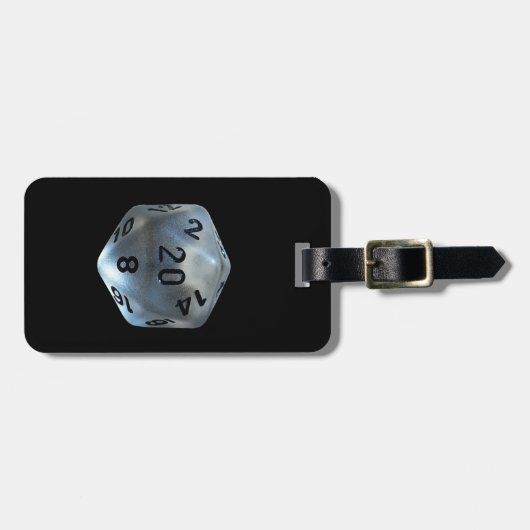 D20 GEPÄCKANHÄNGER (Vorderseite horizontal)