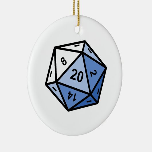 d20 keramikornament (Rechts)