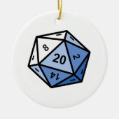 d20 keramikornament (Vorne)