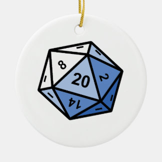 d20 keramikornament