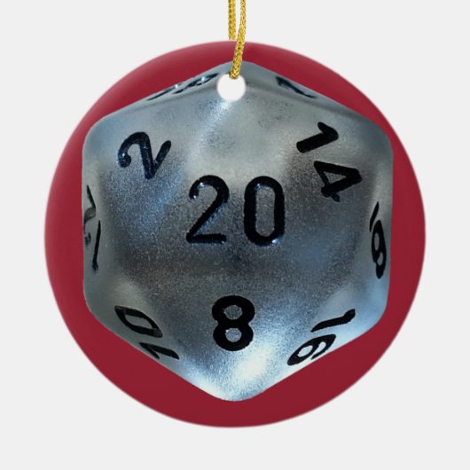 D20 KERAMIKORNAMENT (Vorne)