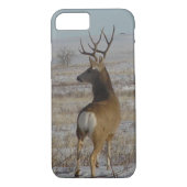 D20 Mule Deer Buck in Snow Case-Mate iPhone Hülle (Rückseite)