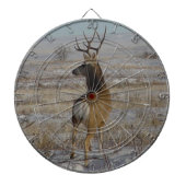 D20 Mule Deer Buck in Snow Dartscheibe (vorne)