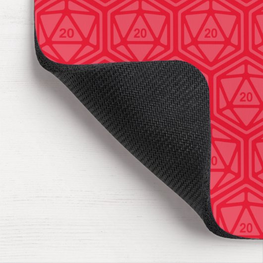 D20-Muster-Farbmousepad mit benutzerdefiniertem Hi Mousepad (Ecke)