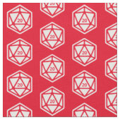 D20 Muster Stoff (Nahaufnahme)