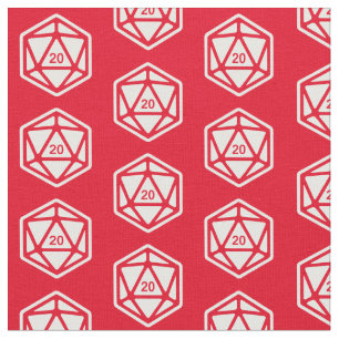 D20 Muster Stoff