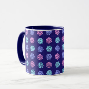 D20-Musterdesign Tasse