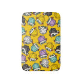 D20-Set-Muster Badematte (Vorderseite Vertikal)