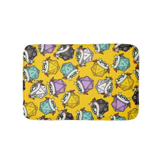 D20-Set-Muster Badematte (Vorderseite)